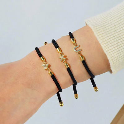 Gepersonaliseerde Diamanten Letter Armband