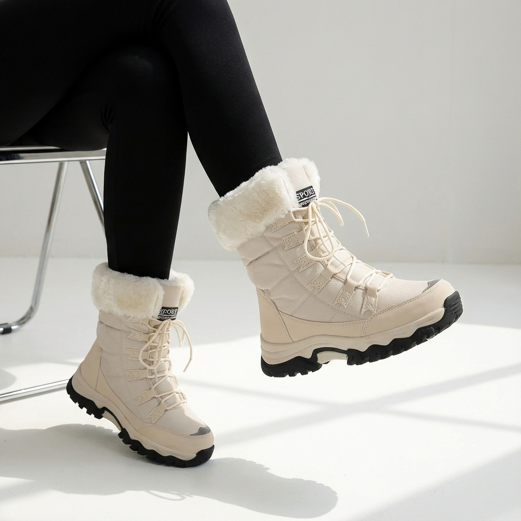 Dames Winterlaarzen met Antislipzool