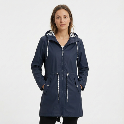 Regenjas Dames Waterdicht Met Capuchon