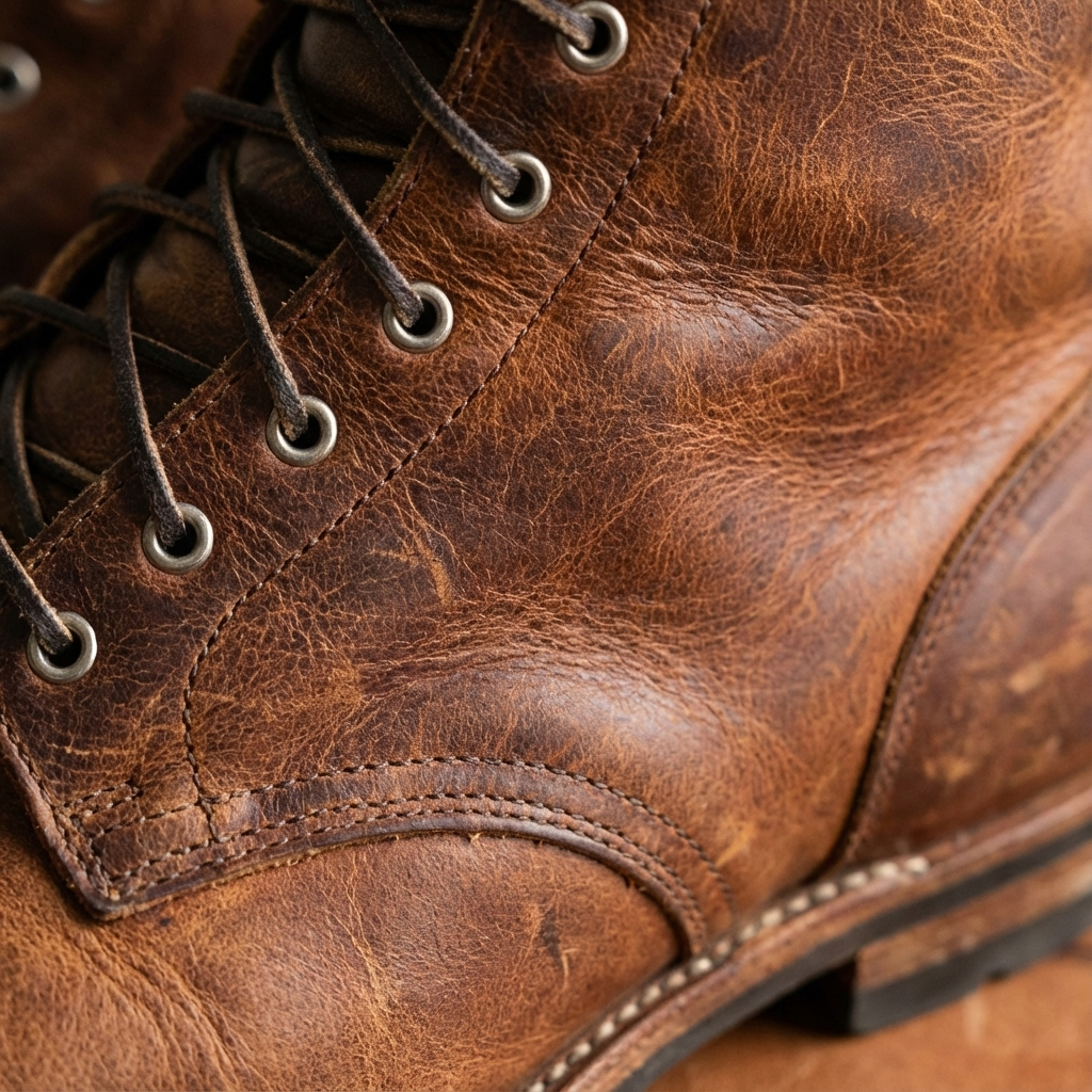 Heren Enkellaarzen met Vetersluiting