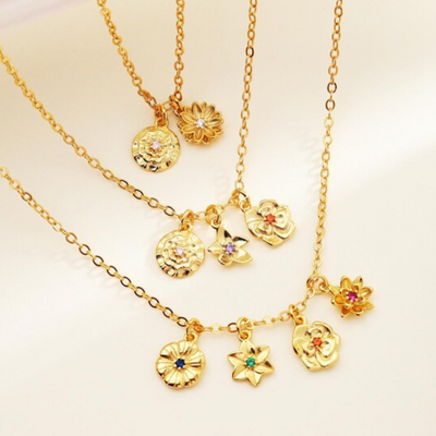Gepersonaliseerde Geboortebloem Ketting