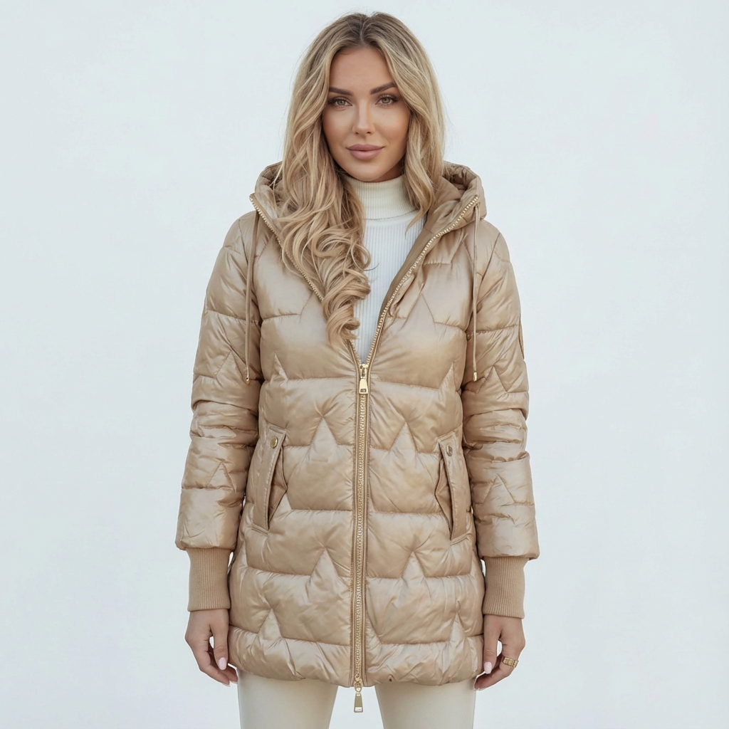 Dames Pufferjas Met Capuchon