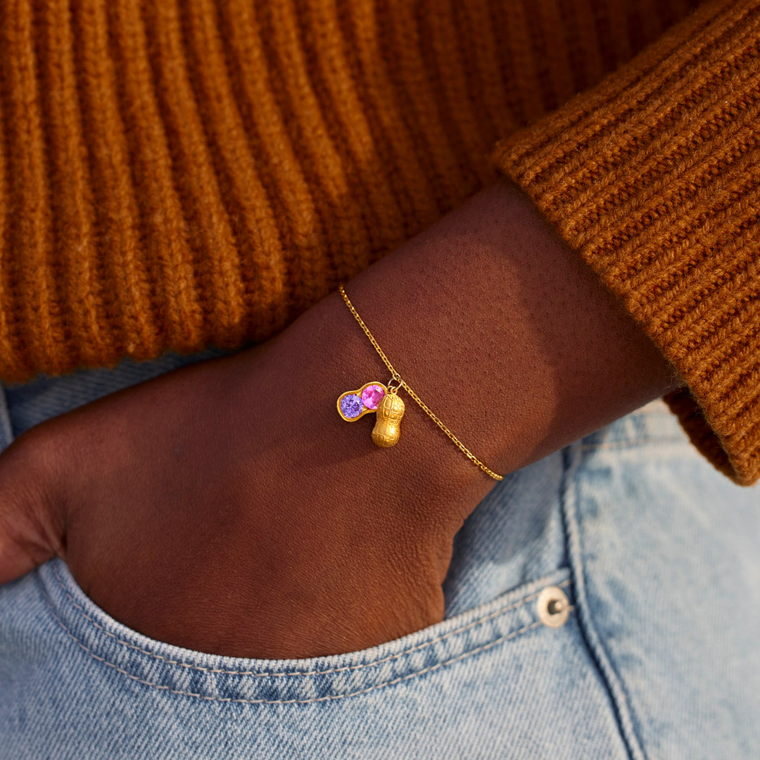 Onvoorwaardelijke Vriendinnen Geboortesteen Armband