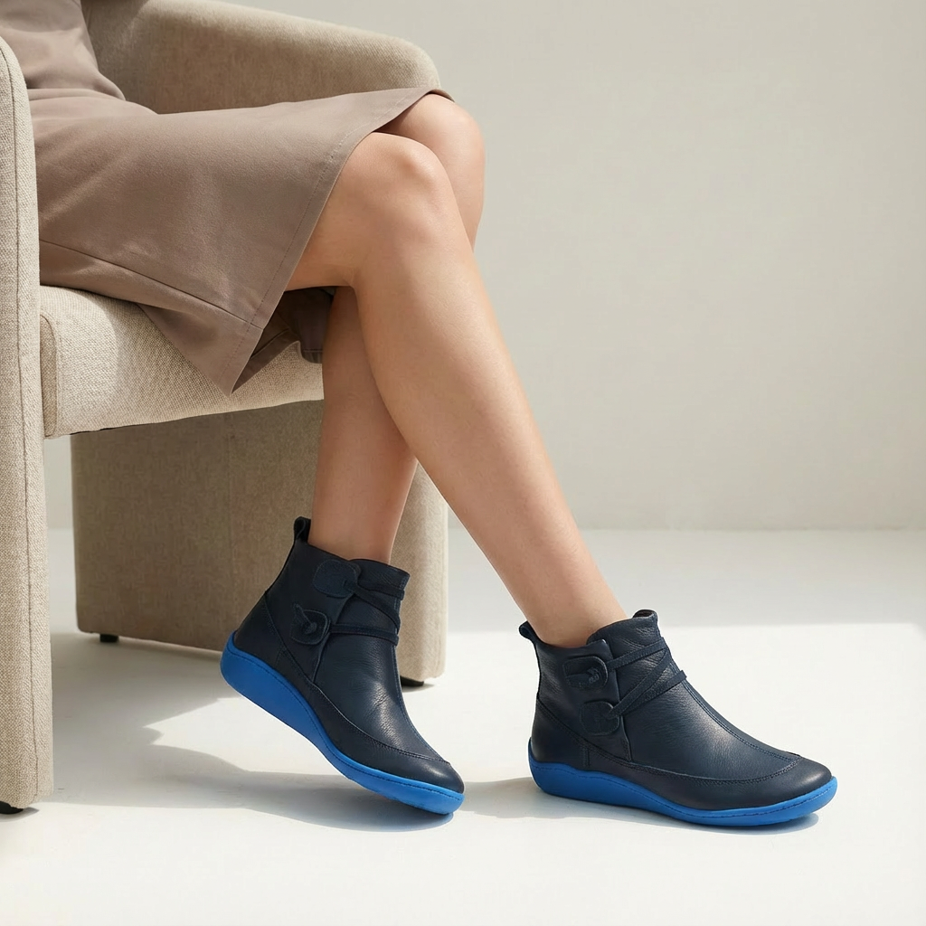 Dames Enkellaarsjes Kunstleer | Waterdicht