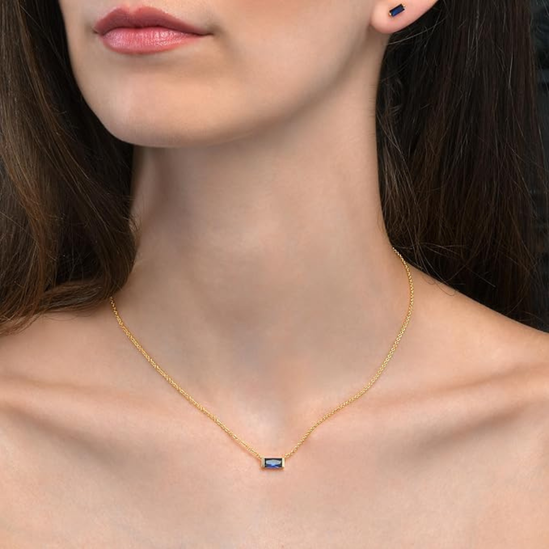 Elegante Geboortesteen ketting