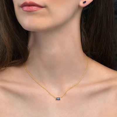 Elegante Geboortesteen ketting