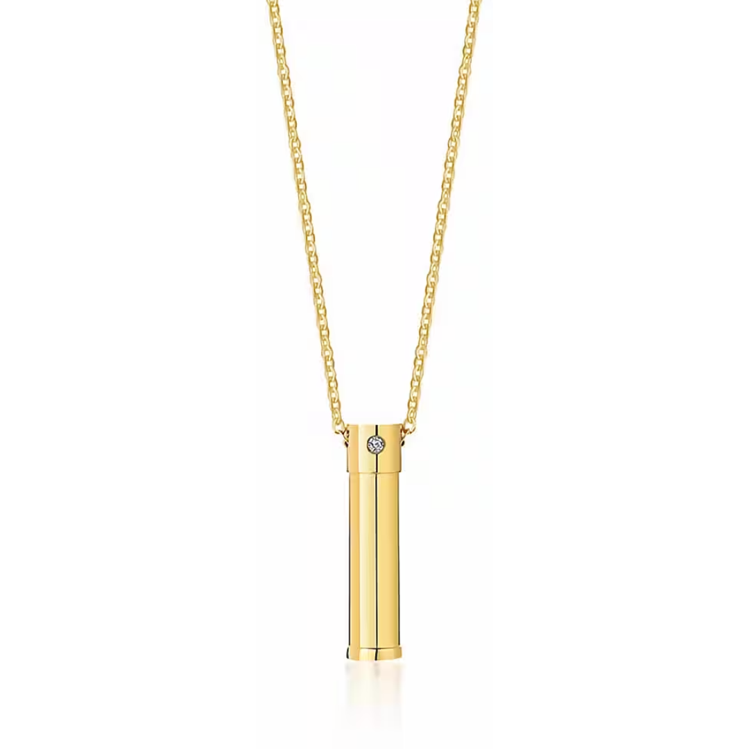 Herinnering Cilinder As Ketting
