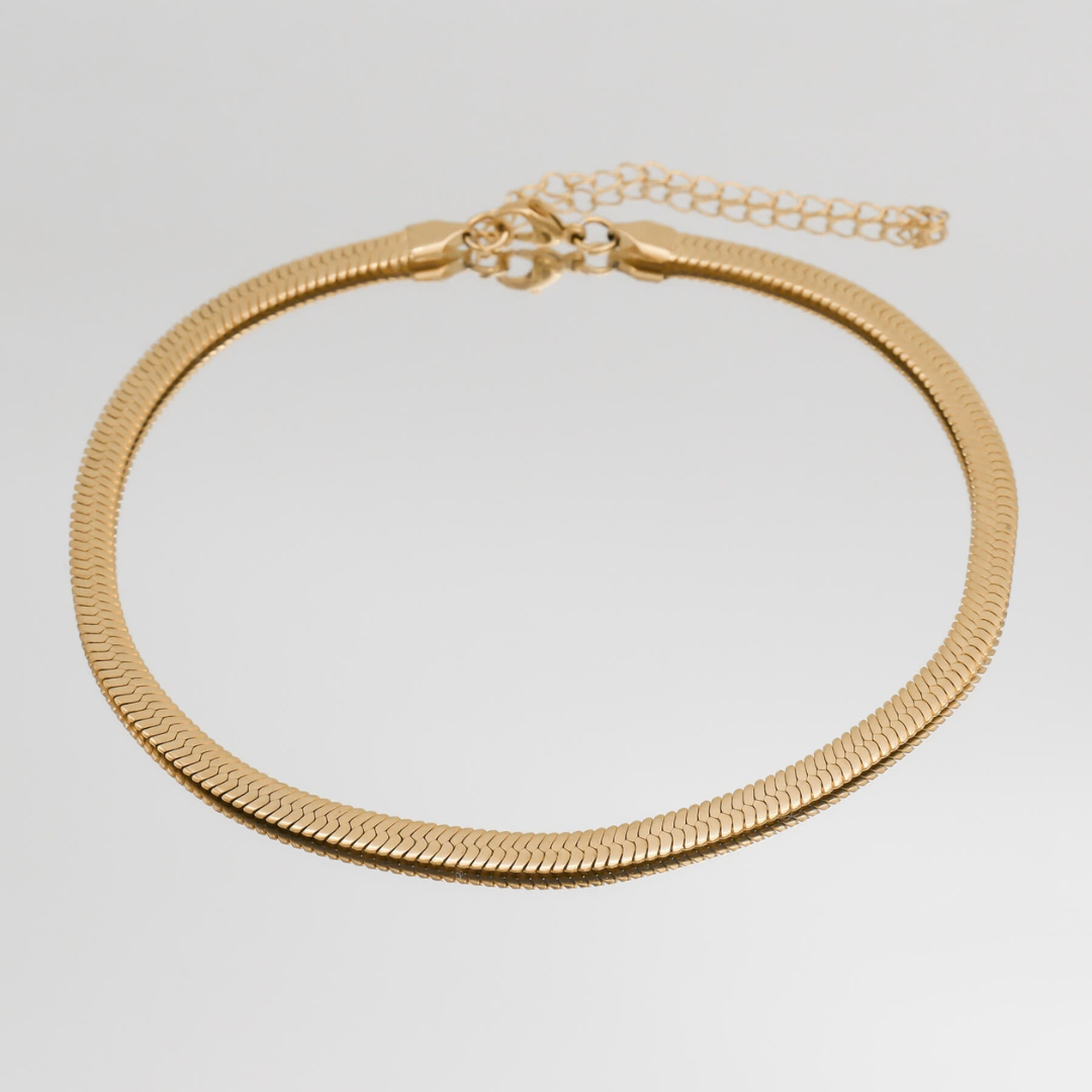 Goud-Zilver Statement Slangenketting Dames