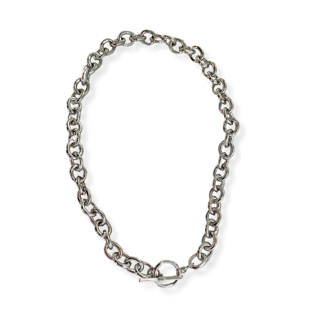Gouden Curb Ketting Dames
