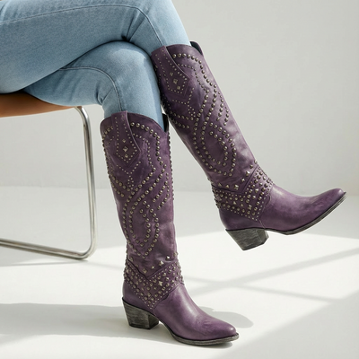 Kniehoge Laarzen Dames Western