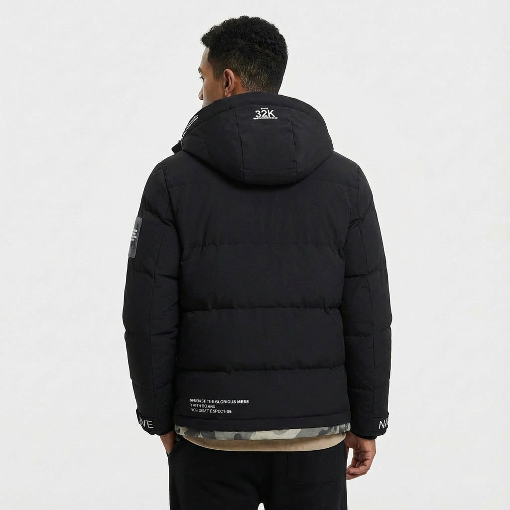 Heren Parka Waterdicht Met Capuchon