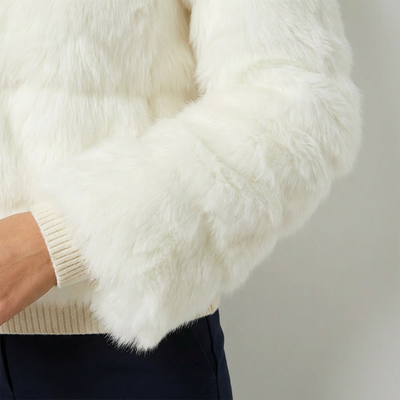 Dames Kunstbont Jas | Pluche