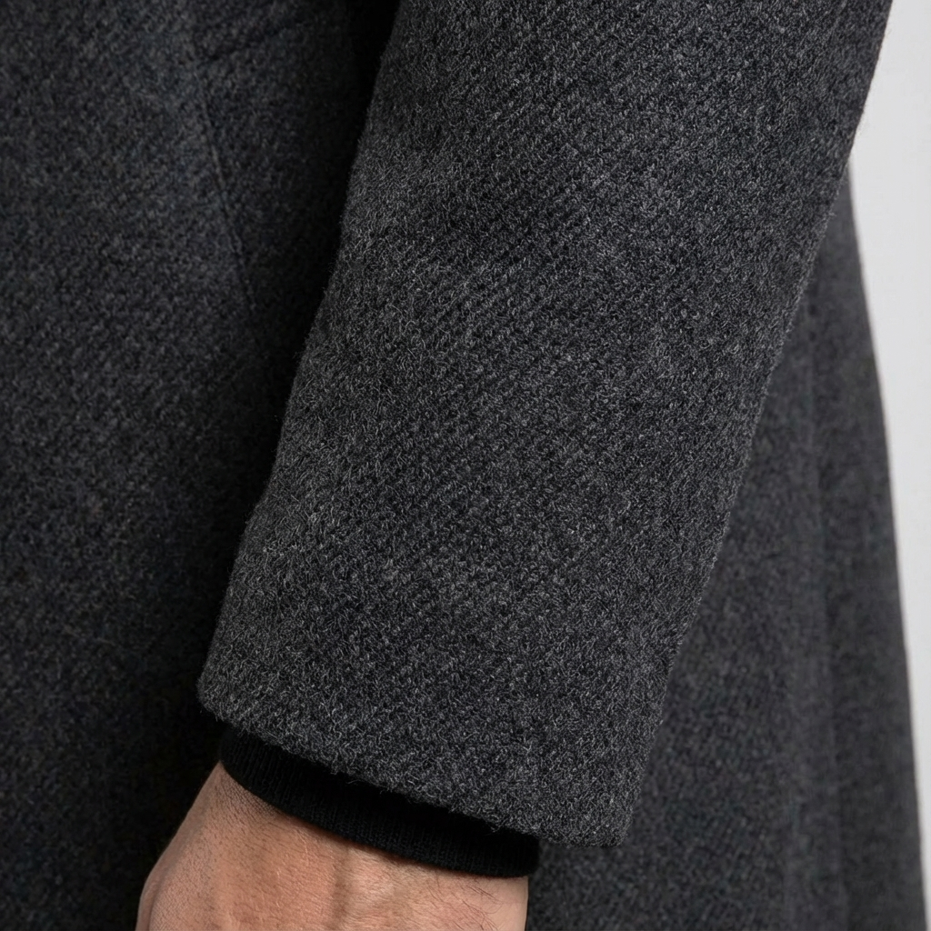 Heren Wollen Wintermantel