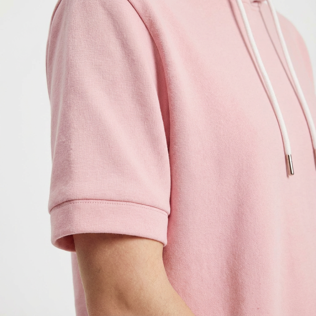 Unisex Hoodie met Korte Mouwen