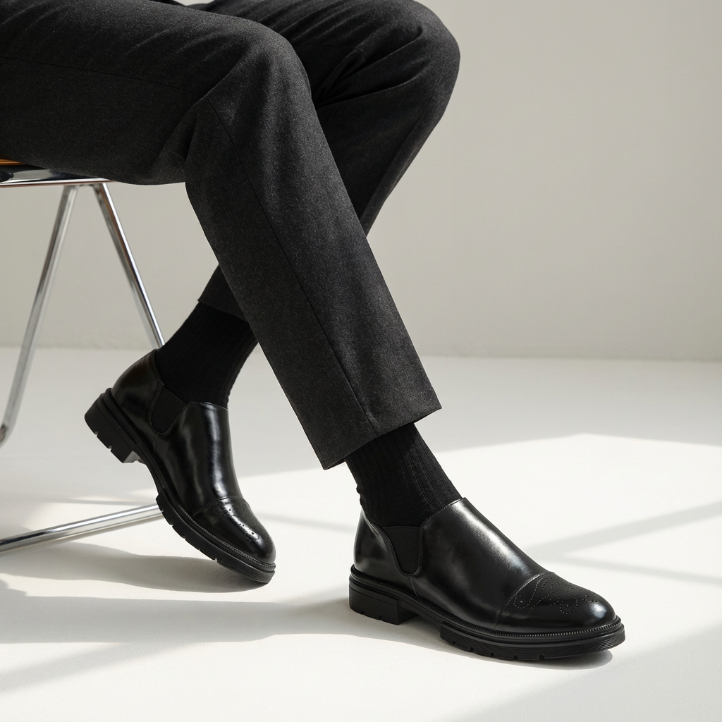 Heren Leren Instappers | Comfort Inlegzool