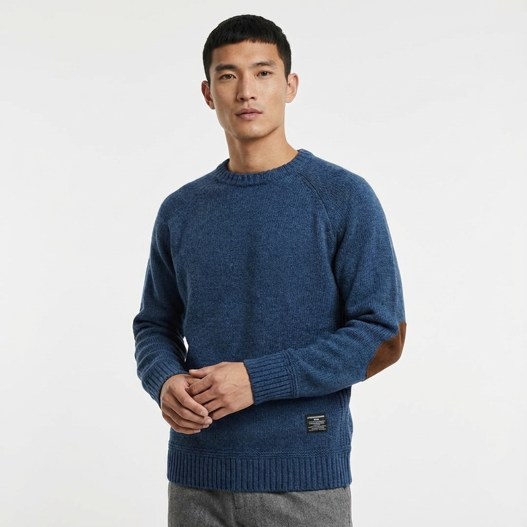 Heren Trui met Elleboogstukken