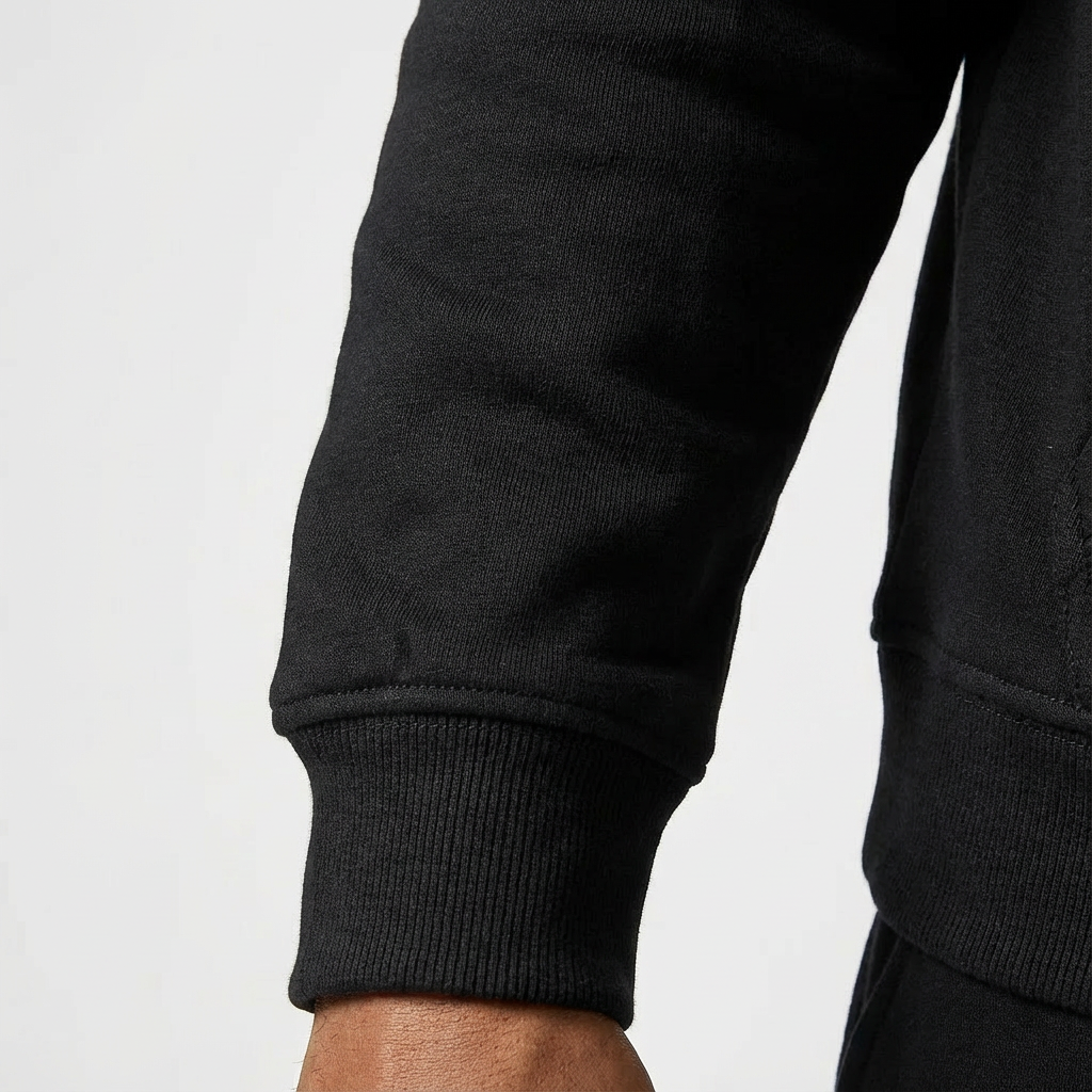 Heren Hoodie met Halve Rits