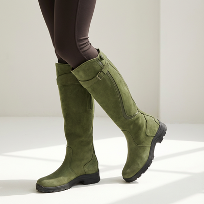 Dames Knielaarzen Kunstleer | Waterdicht