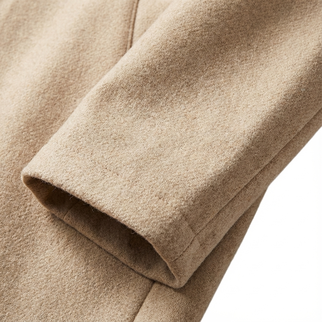 Heren Lange Wintermantel Met Knopen