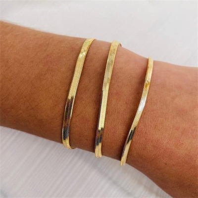Chique Visgraat Armband Dames