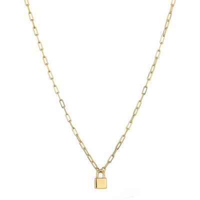 Minimalistische Slot Schakelketting Dames