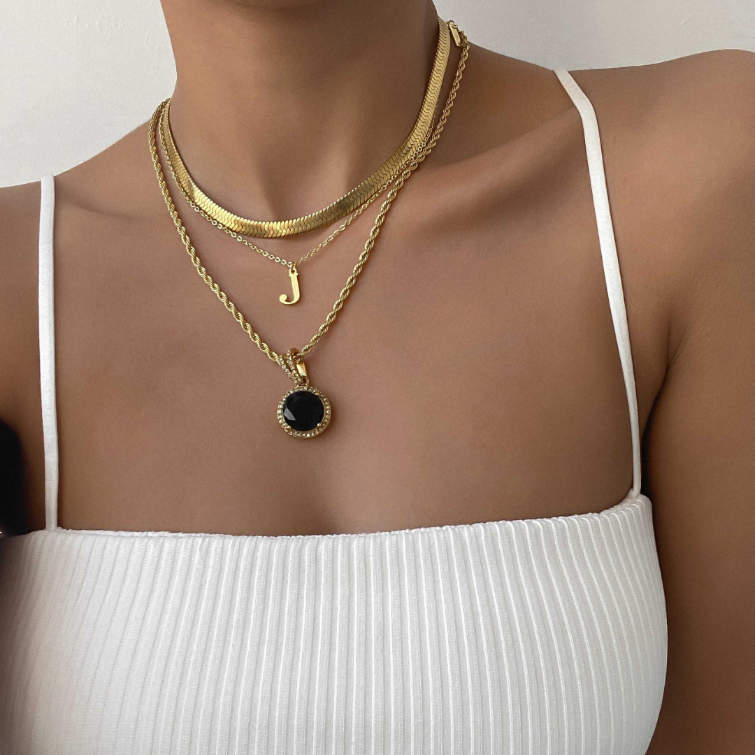 Goud-Zilver Statement Slangenketting Dames