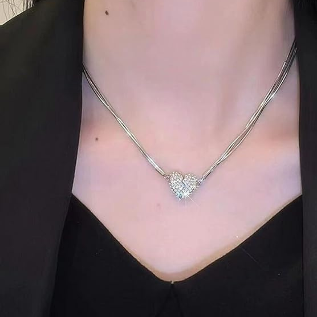 Gebroken Hart Magnetische Ketting Dames