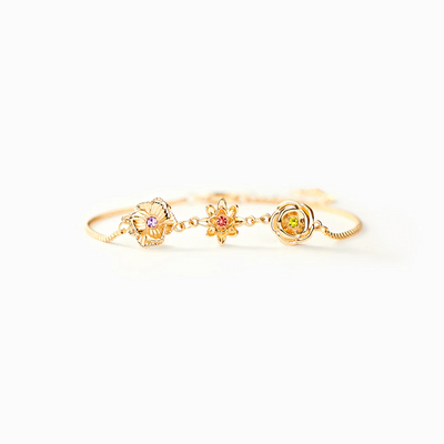 Gepersonaliseerde Geboortebloem Armband