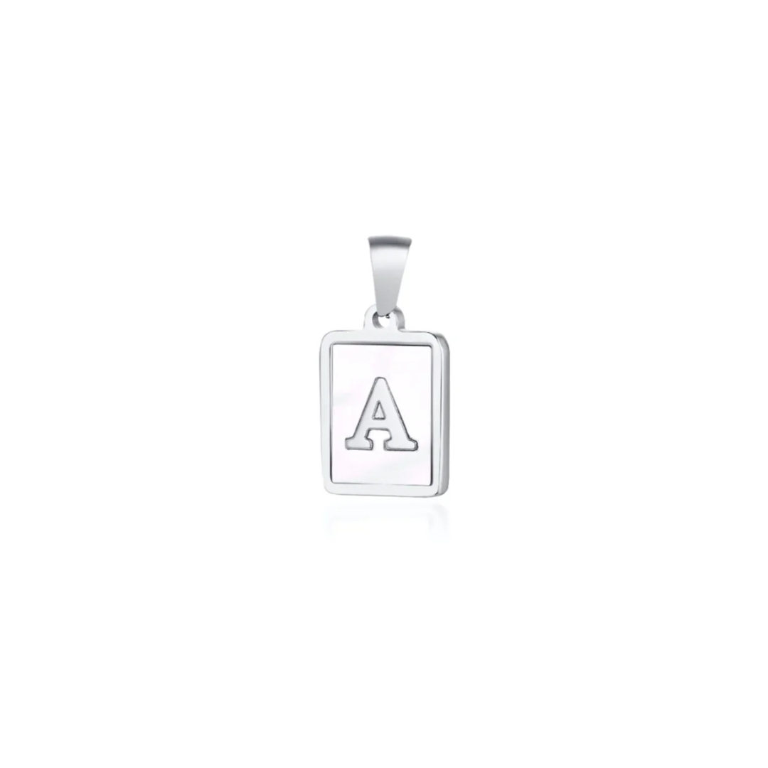 Dames Initiaal Ketting | 925 Zilver 18k Verguld