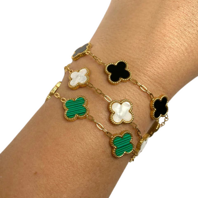Bloem Klaver Bedel Armband Dames