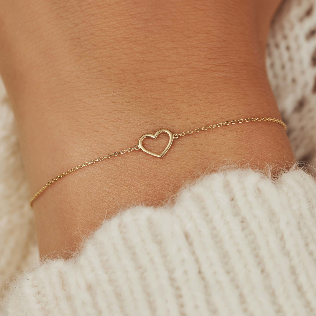 Gouden Hart Armband Dames