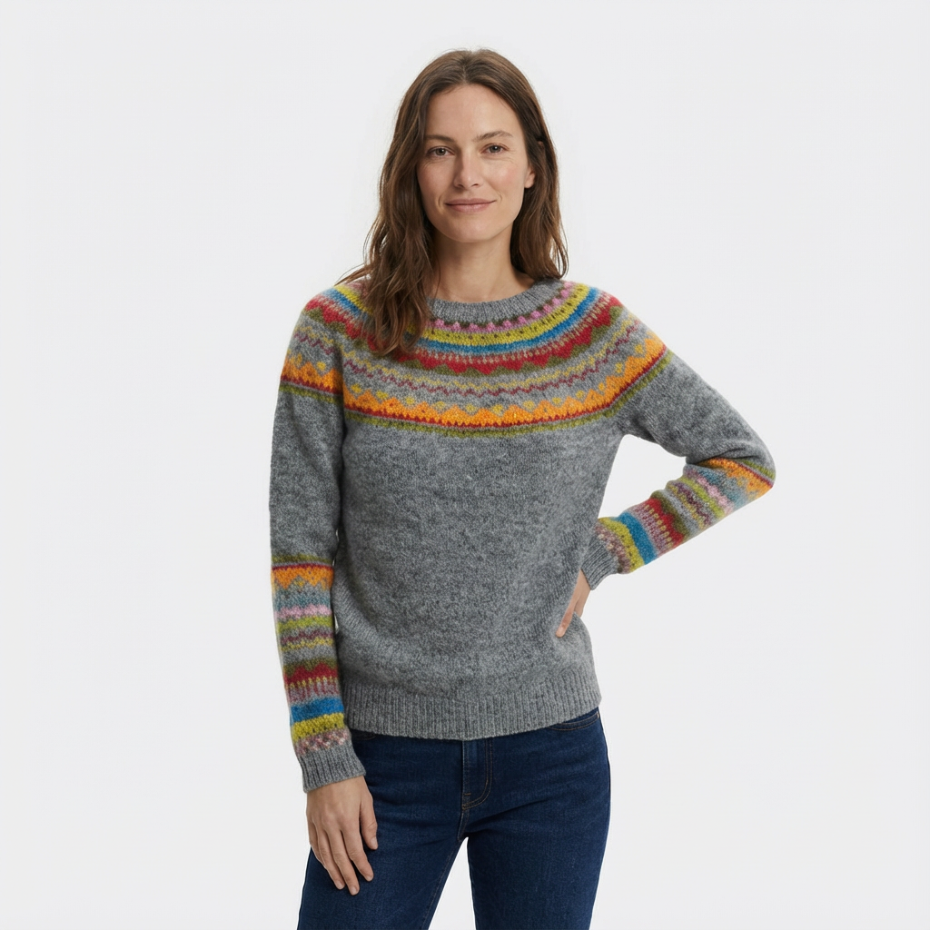 Dames Trui Geribd | Ronde Hals