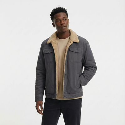 Heren Winterjas Warm Gevoerd