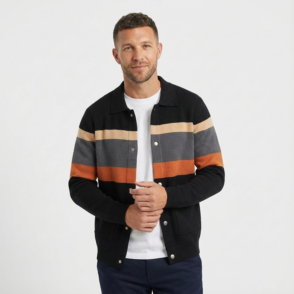 Varsity Jas Unisex Gebreid | Knoopsluiting