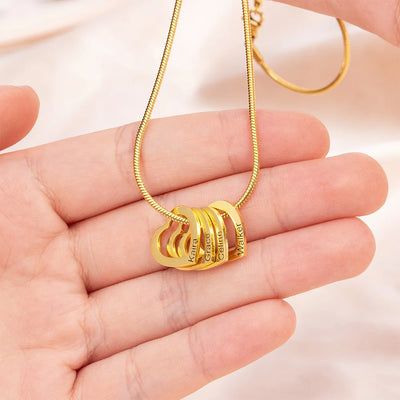 Hart Namen Ketting Dames