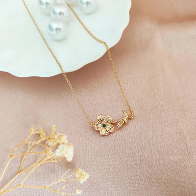 Persoonlijke Geboortebloem Ketting