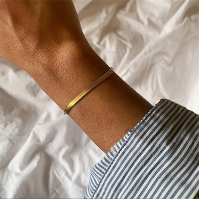 Chique Visgraat Armband Dames