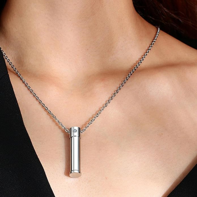 Herinnering Cilinder As Ketting