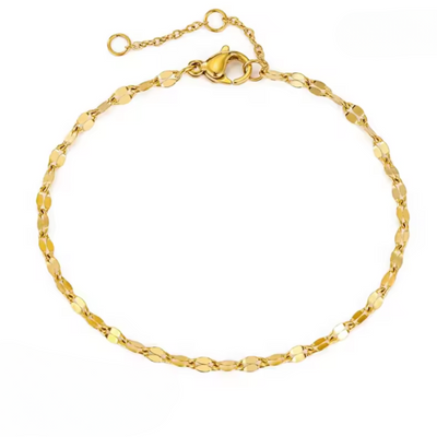 Minimalistische Enkelband Goud Dames