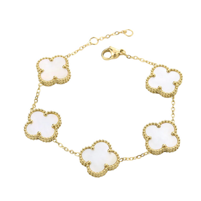 Bloem Klaver Bedel Armband Dames