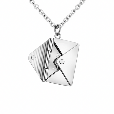 Liefdesbrief Medaillon Ketting Dames