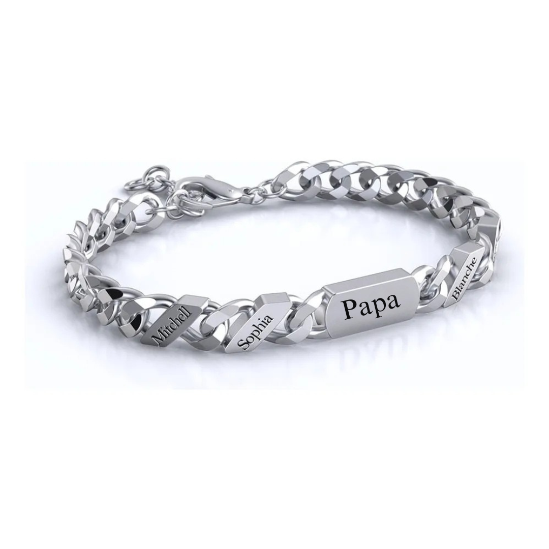 Familieschakel Armband Voor Hem