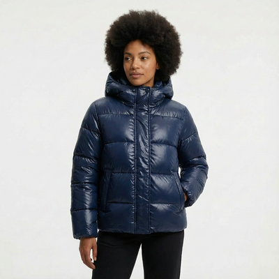 Dames Pufferjas Met Capuchon