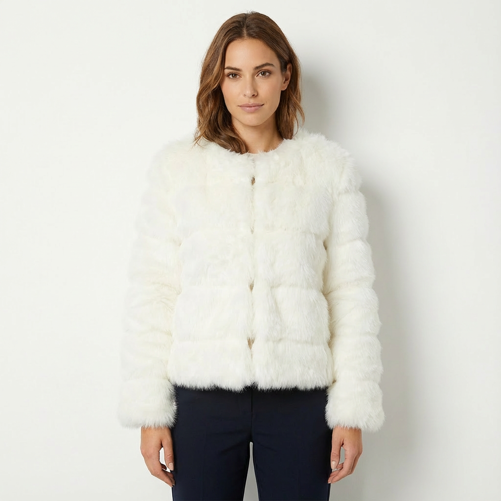 Dames Kunstbont Jas | Pluche