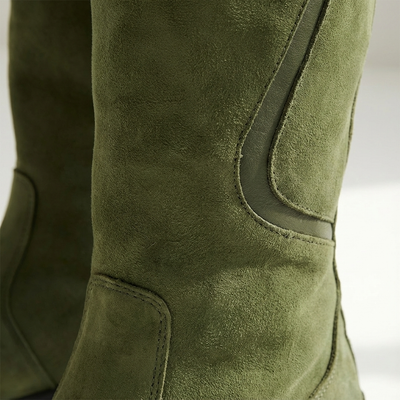 Dames Knielaarzen Kunstleer | Waterdicht