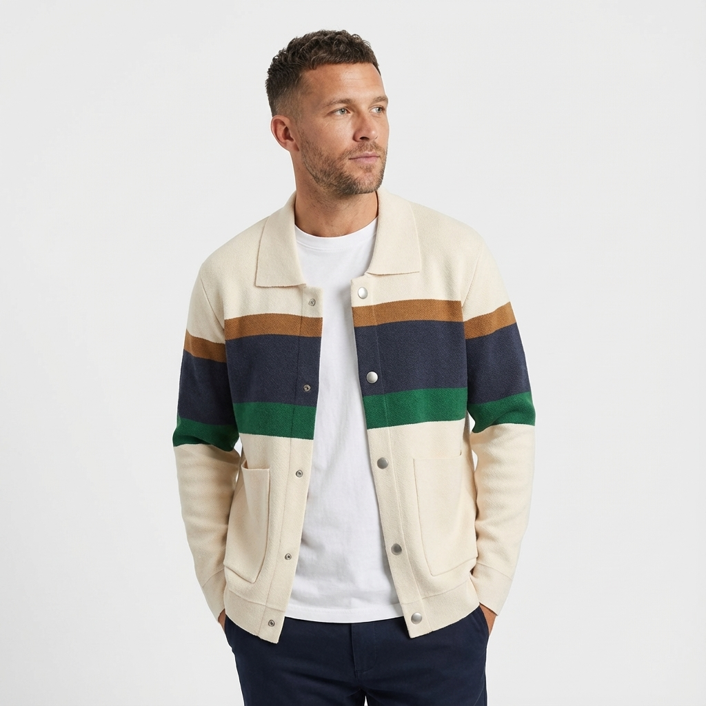 Varsity Jas Unisex Gebreid | Knoopsluiting