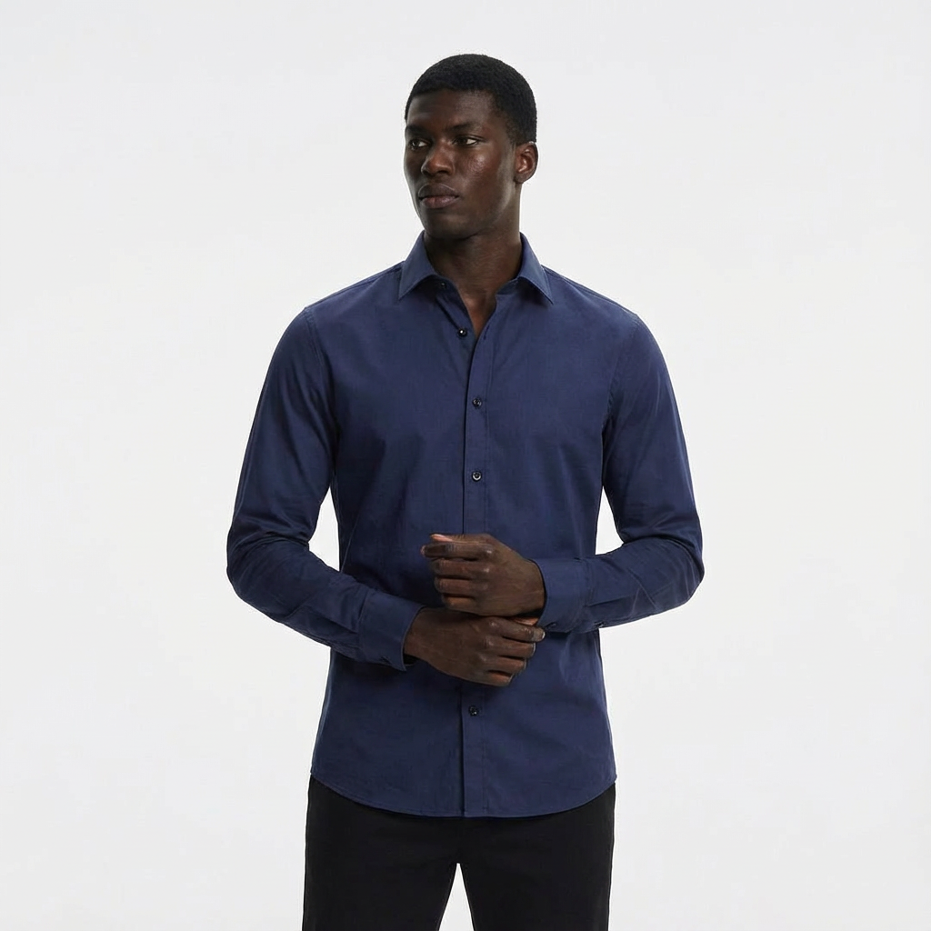 Heren Stretch Overhemd | Strijkvrij