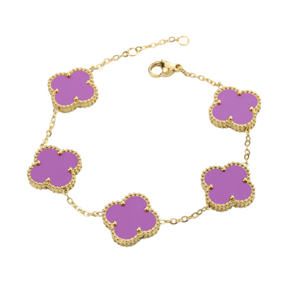 Bloem Klaver Bedel Armband Dames