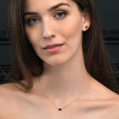 Elegante Geboortesteen ketting