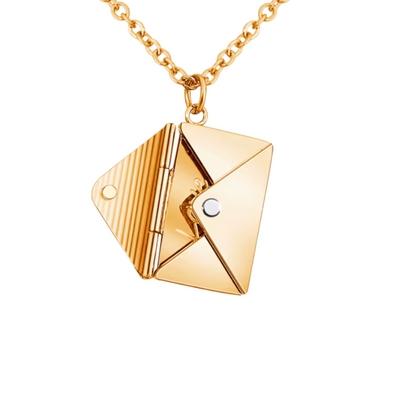 Liefdesbrief Medaillon Ketting Dames